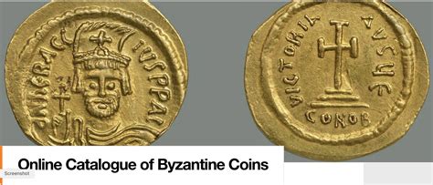 dating byzantine coins